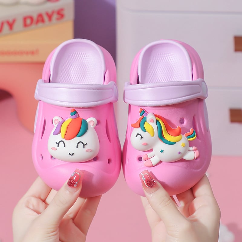 Cartoon Paradise papuci EVA pentru copii 1–3 și 4–6 ani, grosime aproximativă 3,5 cm, fără căptușeală