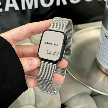 Metalni Milanese kaiš za Redmi Watch 4/5 – sklopiva kopča, prilagodljiva veličina sučelja, moder dizajn