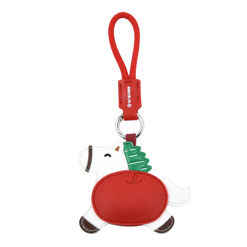 Ключодържател за чанта с кон, зодия кон, PU материал, стил нов национален тренд