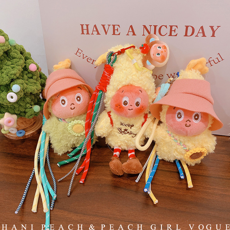 Κλειδοθήκη από ύφασμα, γλυκό σχέδιο αστεριού, μάρκα Haning peach