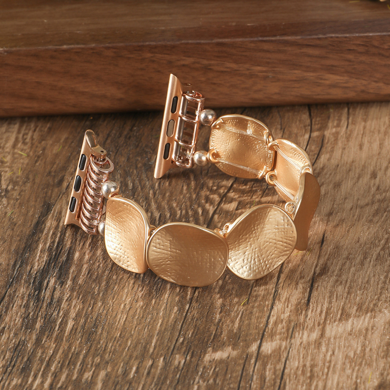 Metalni elastični kaiš za Apple Watch – Ženski, 22 mm sučelje, moderog stila, metalni kaiš, s kružnim zatvaračem