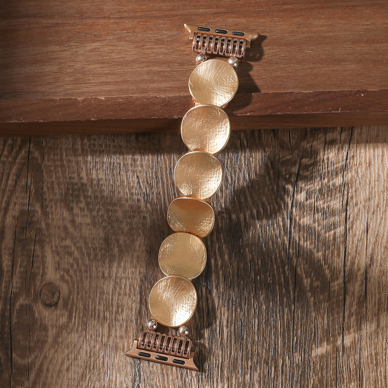 Metalni elastični kaiš za Apple Watch – Ženski, 22 mm sučelje, moderog stila, metalni kaiš, s kružnim zatvaračem