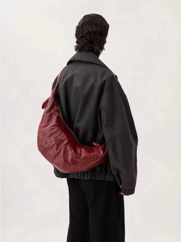 Carla Cheen Dömping-stílusú válltáska, pamut és len anyag, cipzár, belső telefontáska, 3D külső dizájn