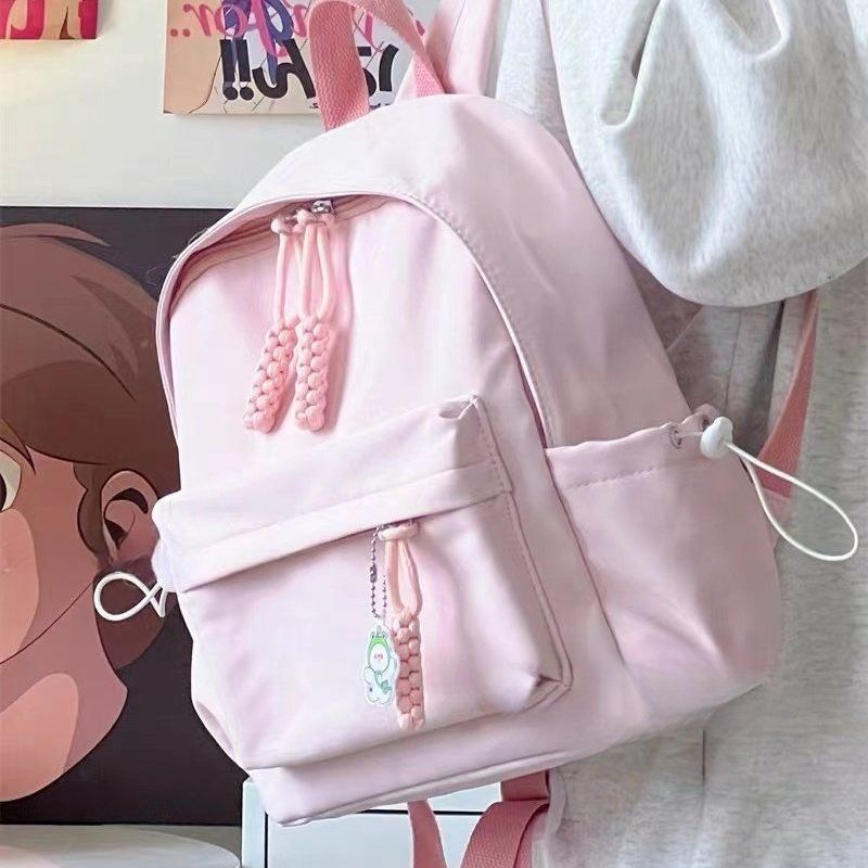 Mini női és diák hátizsák — poliészter, belső nylon bélés, 2025 tavasz, érett női stílus