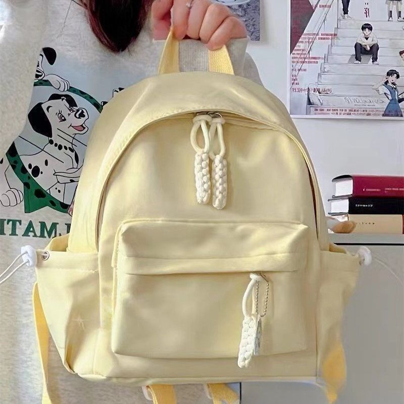 Mini női és diák hátizsák — poliészter, belső nylon bélés, 2025 tavasz, érett női stílus