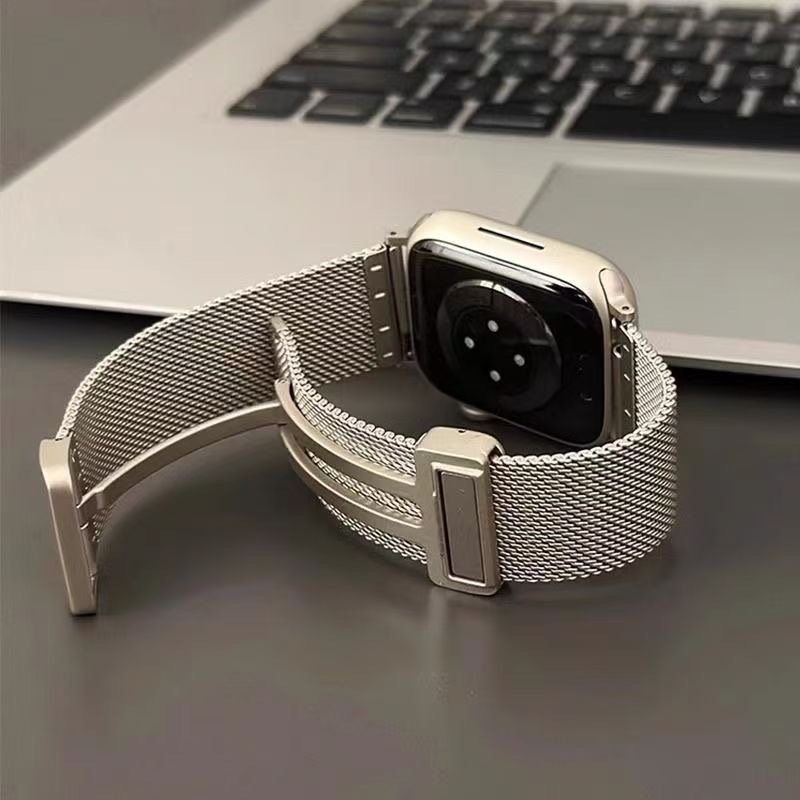 Kaiš za Xiaomi Mi Band 9 Pro s Milanese sklopivom kopčom, metalni remen, unisex