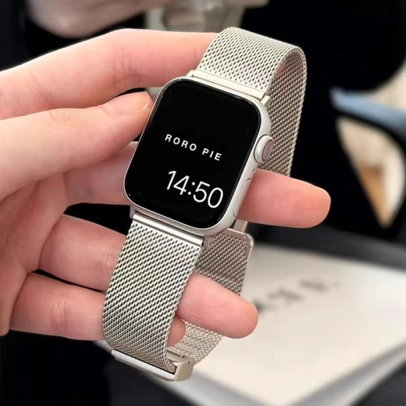 Kaiš za Xiaomi Mi Band 9 Pro s Milanese sklopivom kopčom, metalni remen, unisex