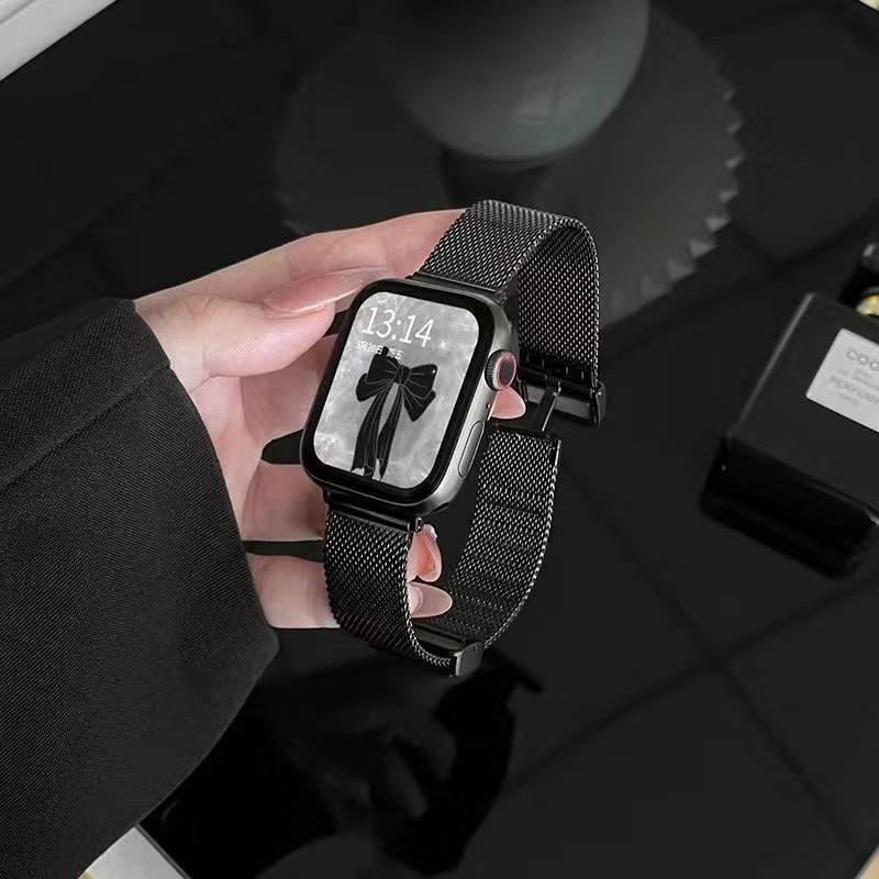 Kaiš za Xiaomi Mi Band 9 Pro s Milanese sklopivom kopčom, metalni remen, unisex