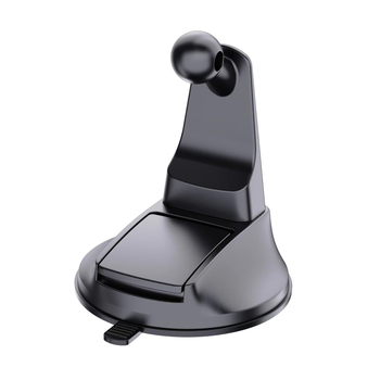 Βάση τηλεφώνου αυτοκινήτου με βεντούζα για ταμπλό/κεντρική κονσόλα, ρυθμιζόμενες γωνίες, αυτόματο κλείδωμα, συμβατή με ασύρματη φόρτιση