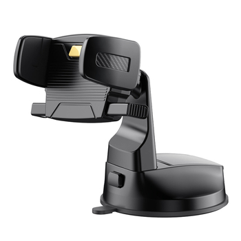 Βάση τηλεφώνου αυτοκινήτου με βεντούζα για ταμπλό/κεντρική κονσόλα, ρυθμιζόμενες γωνίες, αυτόματο κλείδωμα, συμβατή με ασύρματη φόρτιση