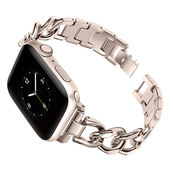 Metalna narukvica za Apple Watch, univerzalna kompatibilnost, jednostavan stil, širina 20 mm/22 mm, kopča