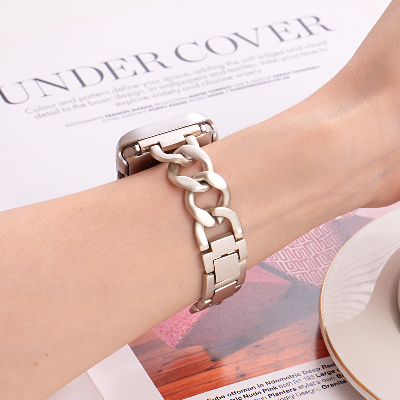 Metalna narukvica za Apple Watch, univerzalna kompatibilnost, jednostavan stil, širina 20 mm/22 mm, kopča