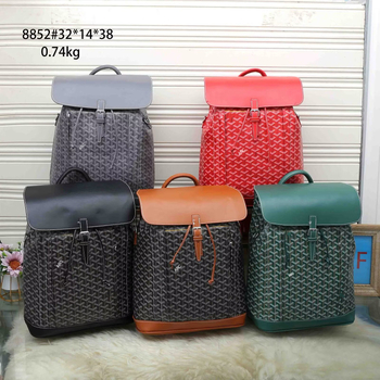 PU anyagú hátizsák, csíkos mintázat, nylon bélés, ívelt vállpántok, uniszex