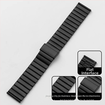 Nehrđajući čelični satni remen s uzorkom bambusa, 22 mm, kompatibilan s Apple Watch, Huawei i Samsung DW
