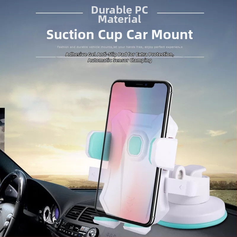 Βάση αυτοκινήτου για κινητό τηλέφωνο με αυτόματο κλείδωμα στο ταμπλό; κατάλληλη για κάθε smartphone; κατάλληλη για ταμπλό και παρμπρίζ