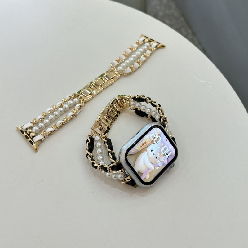 Brățară metalică pentru Apple Watch – la modă, lățime 20 mm, închidere cu nasture snap, 33 g, compatibilă cu Apple Watch