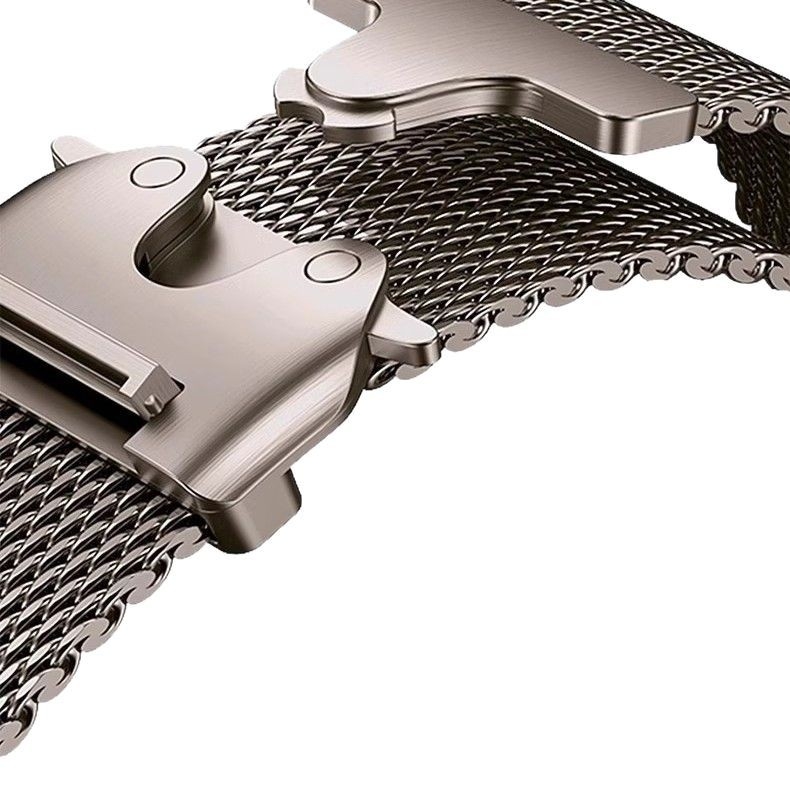 Remen od titana za Apple Watch S10 – čist titan, milaneški stil, 36 g, kopča, kompatibilan s Apple Watch