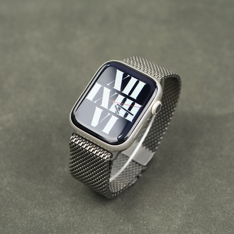 Remen od titana za Apple Watch S10 – čist titan, milaneški stil, 36 g, kopča, kompatibilan s Apple Watch