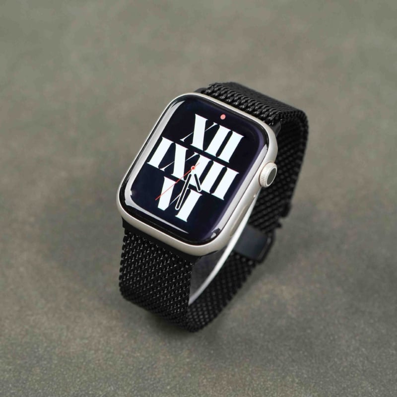 Remen od titana za Apple Watch S10 – čist titan, milaneški stil, 36 g, kopča, kompatibilan s Apple Watch