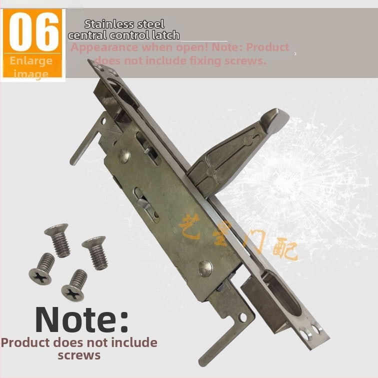 Stredový riadiaci západ dverí z nehrdzavejúcej ocele, model YX-8036, moderný štýl