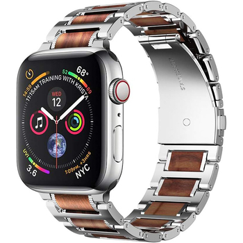 Bratara Apple Watch din oțel inoxidabil, cu dimensiuni ale interfeței personalizabile, închidere pliabilă, aproximativ 50 g, lansată în 2024