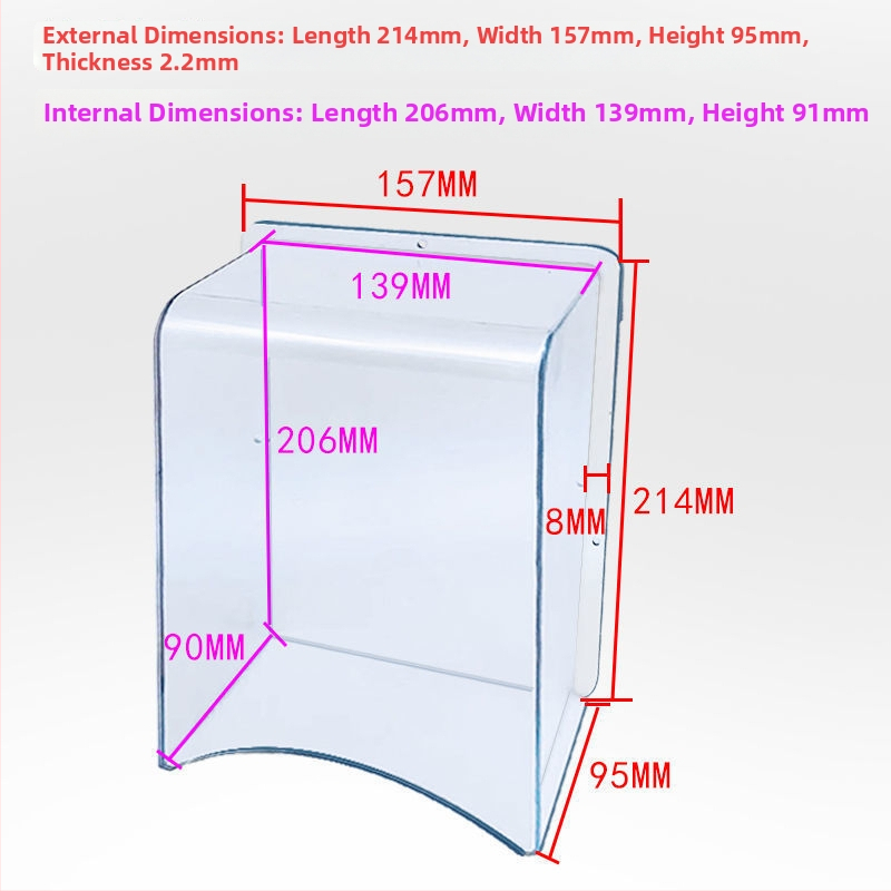 Skaidrus vandeniui atsparus dangtelis prieigos kontrolei su piršto atspaudų skaitytuvu