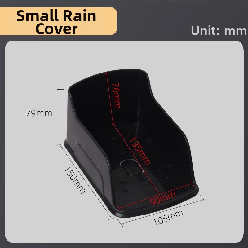 Skaidrus vandeniui atsparus dangtelis prieigos kontrolei su piršto atspaudų skaitytuvu