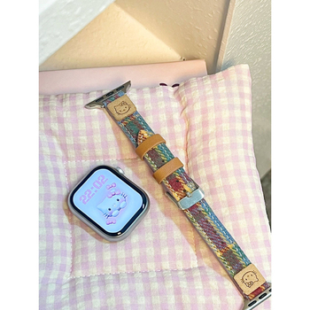 Curea Apple Watch Bo shi din pânză, cataramă cu pin, cod 006, compatibil APPLE, lansare 2025