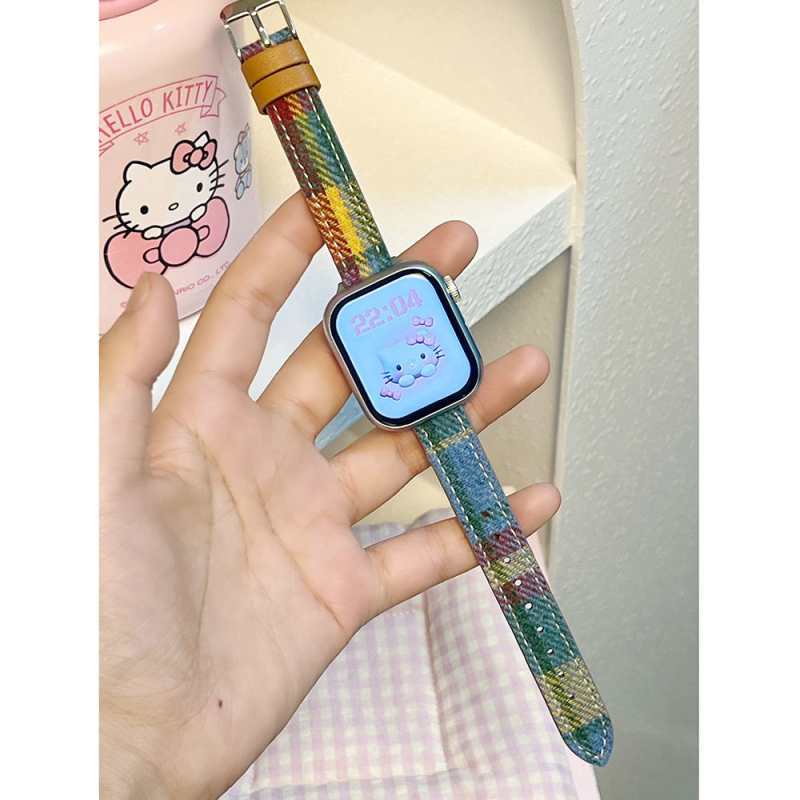 Curea Apple Watch Bo shi din pânză, cataramă cu pin, cod 006, compatibil APPLE, lansare 2025