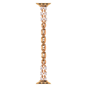 Brățară metalică din cupru Butterfly pentru Apple Watch – Stil modern, închidere cu buton snap, compatibilă cu Apple