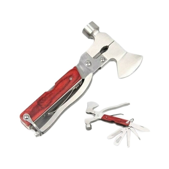 Automobilski sigurnosni čekić — višenamjenski hitni alat s lomiteljem prozora; Materijal: 420 čelik, Težina: 386 g