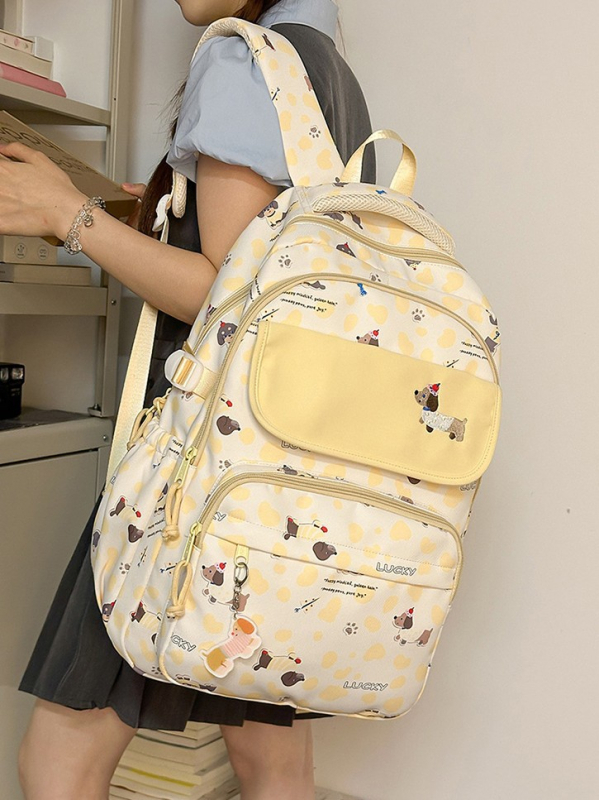 Ženski ruksak u Chanel stilu, japanski stil, veliki kapacitet