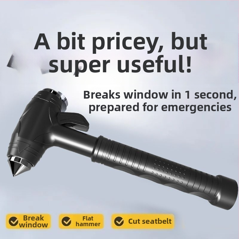 Auto sigurnosni čekić s prekidačem prozora i rezačem — volfram čelik, porijeklo: Kina, marka: Drugo, prerada: Nema