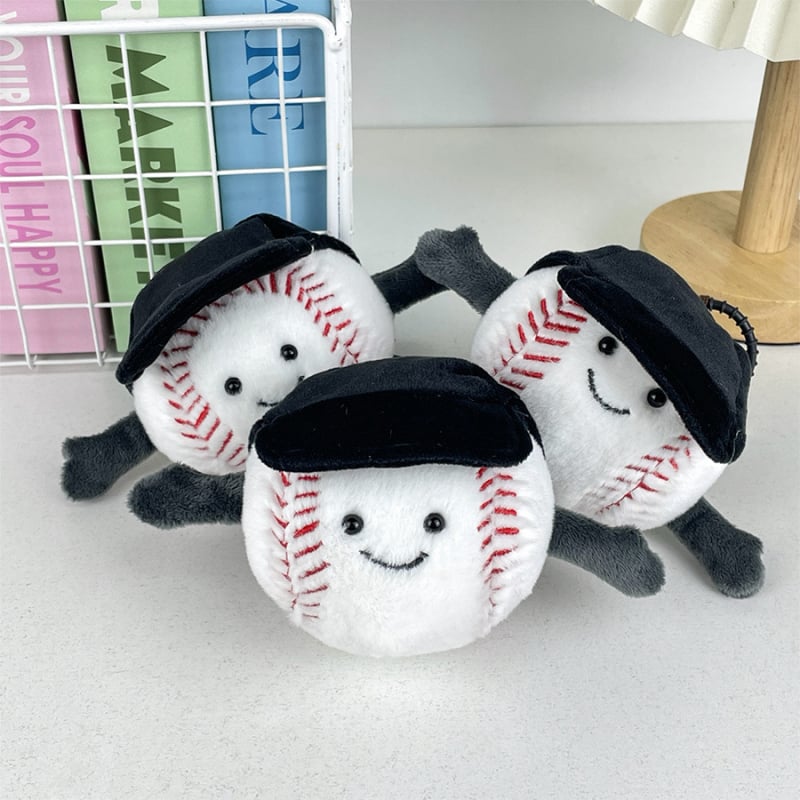 Plišane igračke u obliku lopte sa sportskim motivima; privjesci za baseball i nogomet; mekane plišane lutke kao poklon