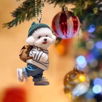 Ključni privjesak s motivom šteneta | Šifra proizvoda: Puppy backpack pendant(3) | Marka: Friendly | Materijal: Drugo | Godina izdanja: Proljeće 2025 | Stil: Modno gradsko svakodnevno