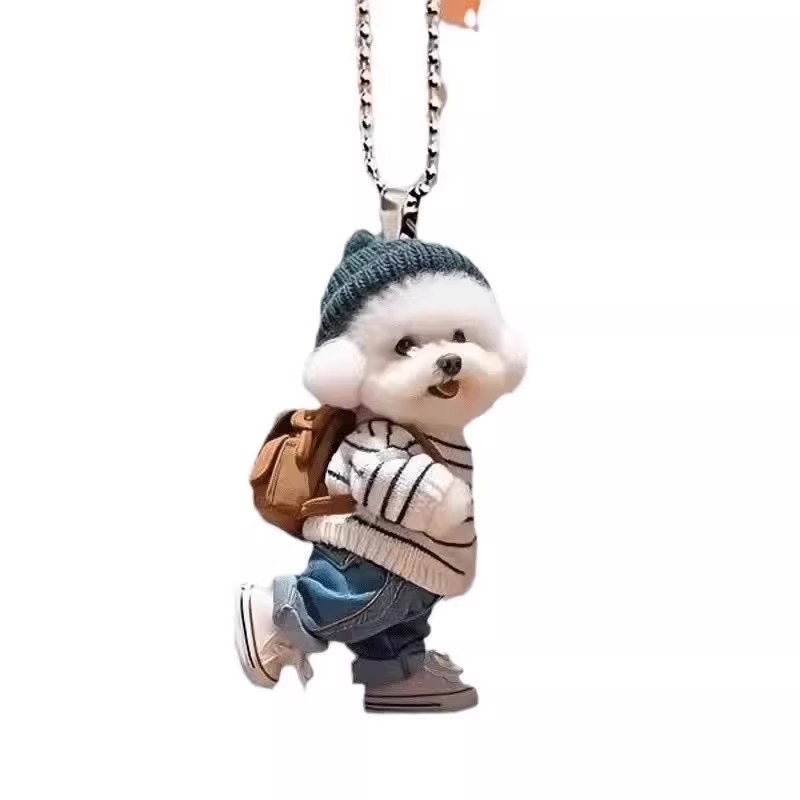 Ključni privjesak s motivom šteneta | Šifra proizvoda: Puppy backpack pendant(3) | Marka: Friendly | Materijal: Drugo | Godina izdanja: Proljeće 2025 | Stil: Modno gradsko svakodnevno