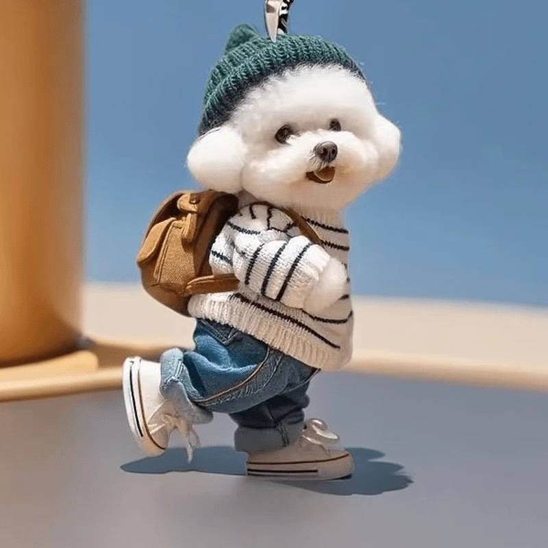 Ključni privjesak s motivom šteneta | Šifra proizvoda: Puppy backpack pendant(3) | Marka: Friendly | Materijal: Drugo | Godina izdanja: Proljeće 2025 | Stil: Modno gradsko svakodnevno