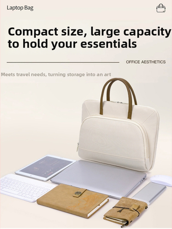 Dámska taška na notebook - nepremokavá, ultra ľahká, odolná voči oderu, Oxford látka, polyesterová podšívka