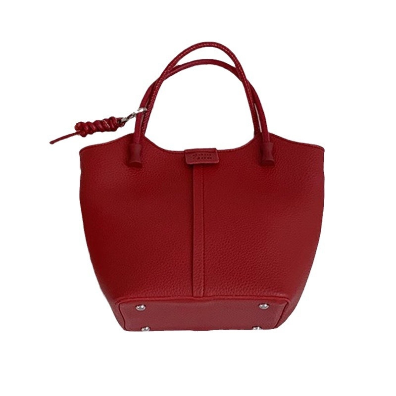 Дамска чанта тип кофа PU материал, магнитно закопчаване, подплата полиестер, с една презрамка