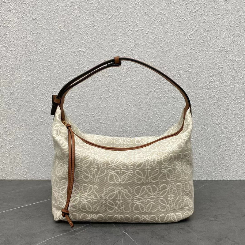 Torba za pazuh s Cubi Jacquard vezom, Lunch Box stil, platnena vanjska strana, poliester podstava, skriveni džep na zip