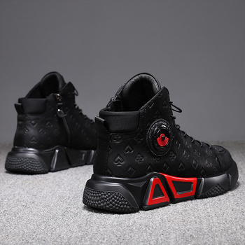 Ghete Martin, exterior din piele de primul strat, talpă PU, căptușeală din piele de porc, fermoar lateral, toc de 3–5 cm, cizme de iarnă