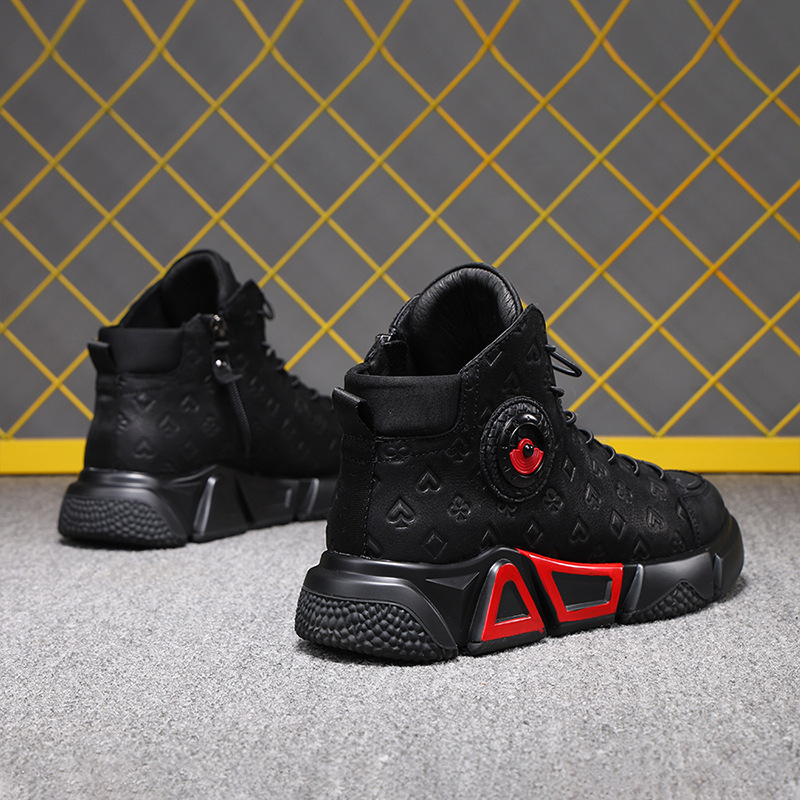 Ghete Martin, exterior din piele de primul strat, talpă PU, căptușeală din piele de porc, fermoar lateral, toc de 3–5 cm, cizme de iarnă