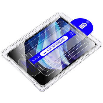 Protecție pentru ecran din sticlă temperată pentru iPad Air 11 — claritate HD, antibacterian, rezistent la praf, anti-amprente, acoperire completă a ecranului