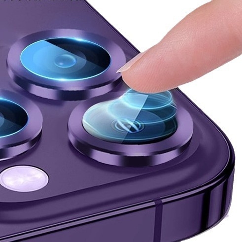 Protecție pentru obiectiv din sticlă temperată pentru dispozitive Apple – film pentru obiectiv, rezistent la șocuri