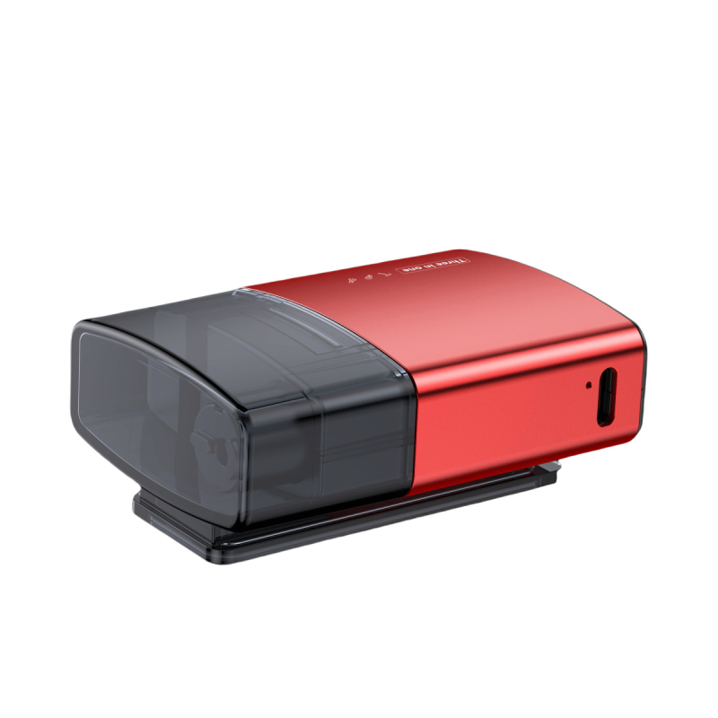 Automobilski hitni alat 3-u-1: razbijač prozora, svjetlo za hitne slučajeve i nož za rezanje; aluminijska legura + PC; težina 72 g