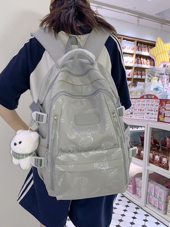 Rucsac școlar pentru elevi, ușor, capacitate 20–35L, material Oxford, căptușeală din nylon, potrivit pentru laptop de 15 inch, bretele curbate, stil urban-stradal