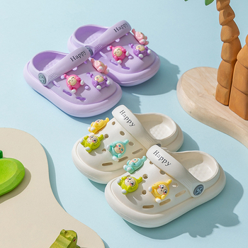 Sandale pentru copii Baotou stil – EVA partea superioară, antiderapant, talpă moale, unisex, vara 2024