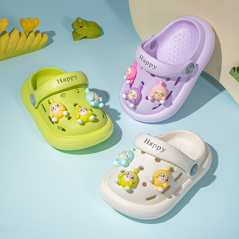 Sandale pentru copii Baotou stil – EVA partea superioară, antiderapant, talpă moale, unisex, vara 2024