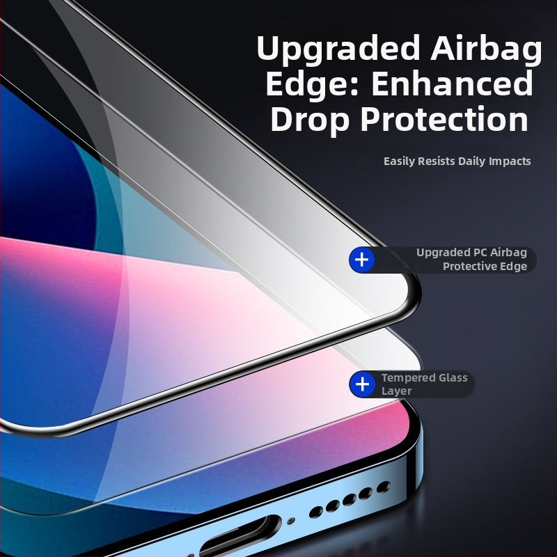 Προστατευτικό οθόνης από tempered glass για iPhone 14 Pro Max – Ιδιωτικότητα, Πλήρης κάλυψη οθόνης, Υψηλή ευκρίνεια HD, Προστασία από μπλε φως, Αντοχή σε πτώσεις