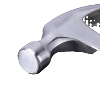 Σφυρί με γατζάκι, κεφάλι από υψηλού άνθρακα ατσάλι, λαβή από σίδηρο, αντιδονητικό σχέδιο, καθαρό βάρος 0,5 kg